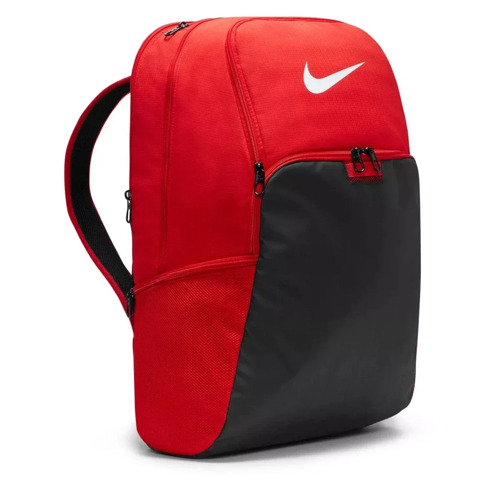 Nike Brasilia 9.5 Backpack University‎ Red Black Padded Straps Laptop Sleeve NEW